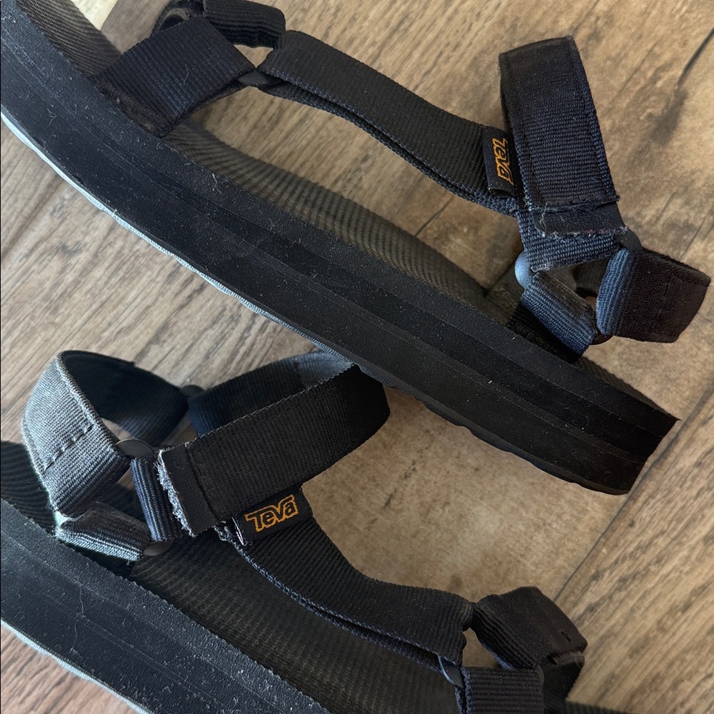 Teva Midform Universal Platform Sandal | black sz 9 - Picture 4 of 8